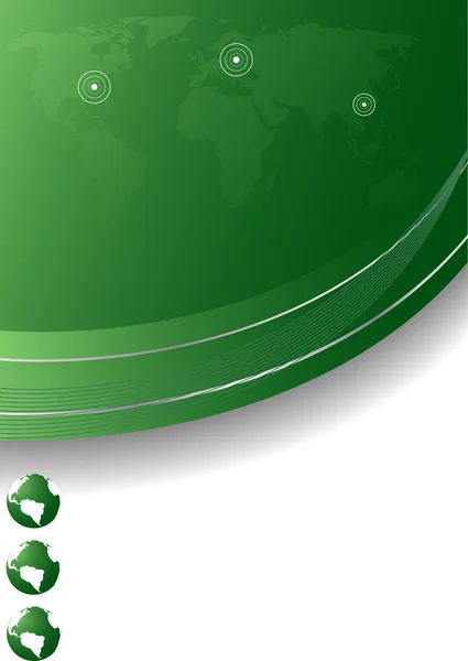Modello astratto vettoriale di colore verde — Vettoriale Stock