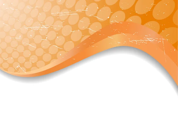 グランジのオレンジ色のベクトルの背景 — ストックベクタ