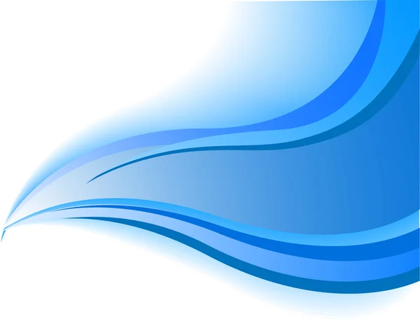 Vektor blaue Welle Hintergrund — Stockvektor
