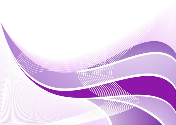 Vector violet abstracte golf — Stockvector