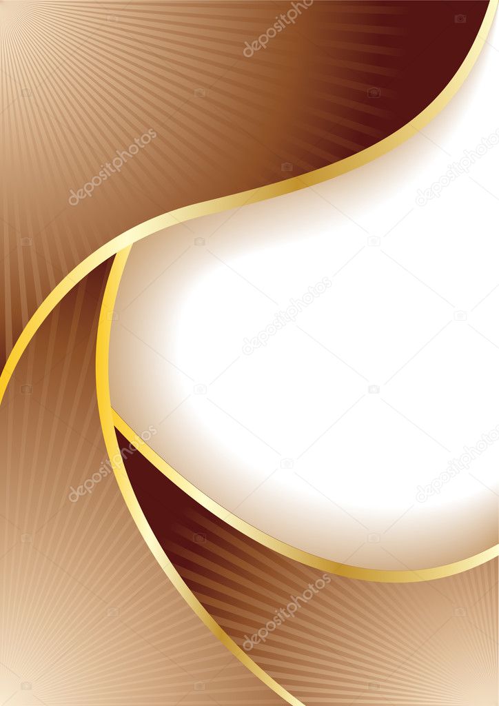 Vector abstract chocolate banner