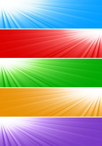 Vector bright banners — Stock Vector