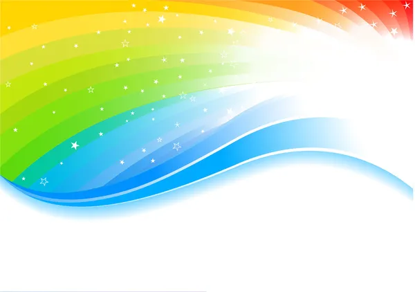 矢量彩虹背景 — 图库矢量图片