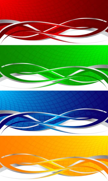 Вектор барвисті банери — стоковий вектор