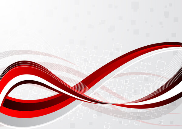 Vector abstract red background