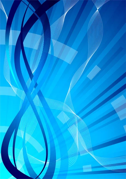 Vektor abstrakt blå bakgrund — Stock vektor