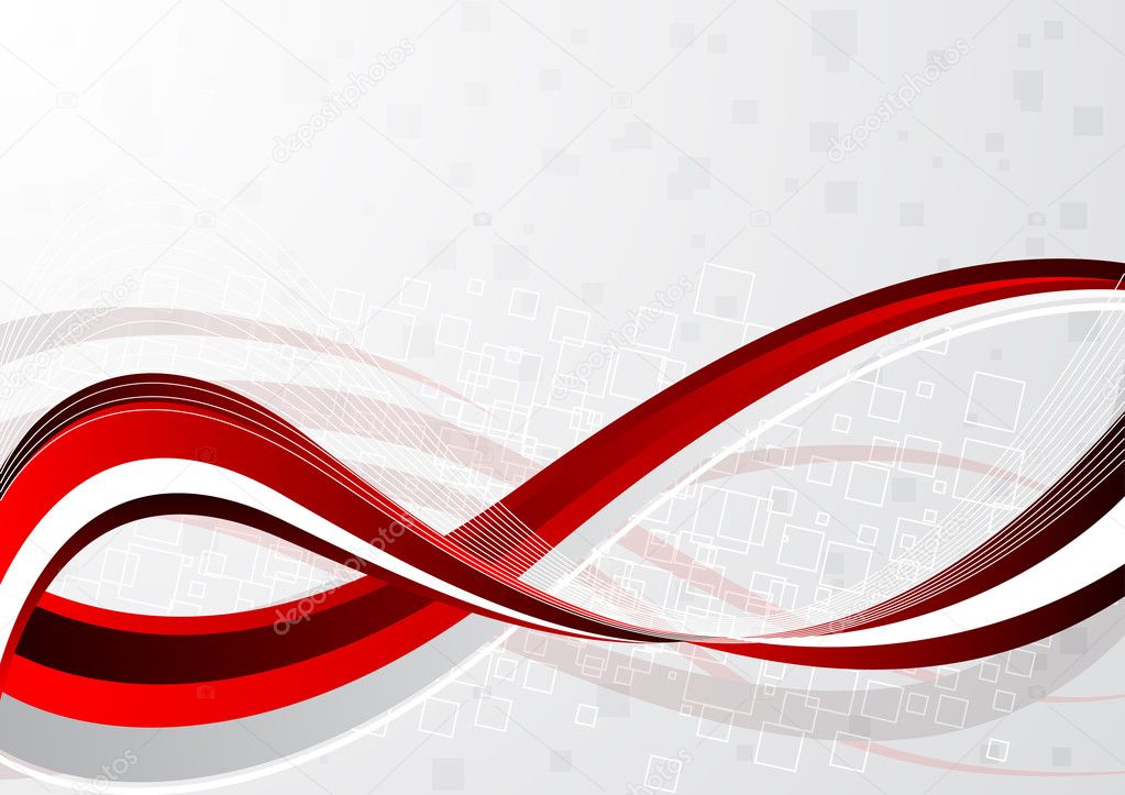 Vector abstract red background