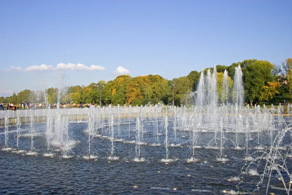 stock image Fountain in the park.