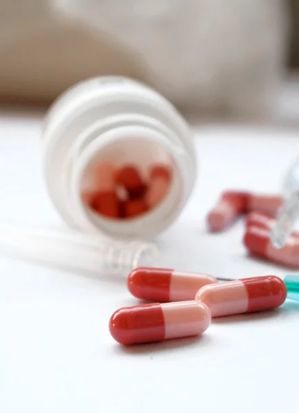 Tablets syringe — Stock Photo, Image