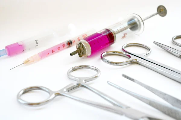 Tablets syringe — Stock Photo, Image