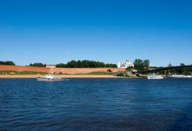 büyük novgorod. kremlin duvarı.