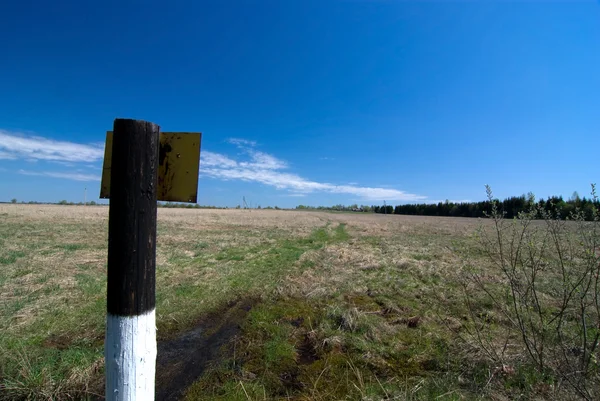 stock image Column in the field