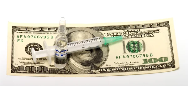 Medicine and finances. — Stock Photo, Image