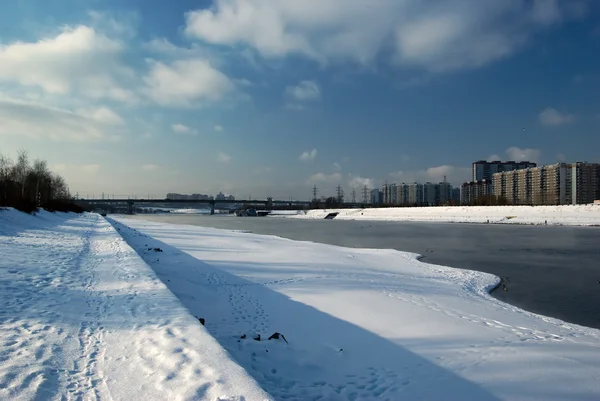 stock image Quay of the Moskva River