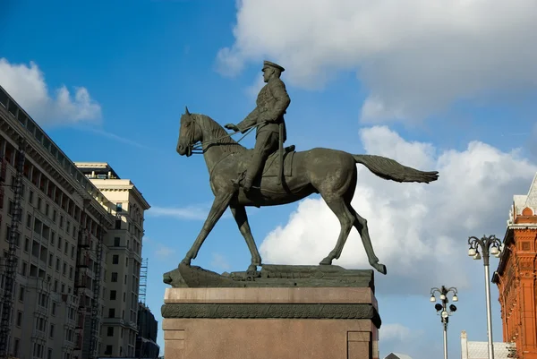 Monument to George Zhukov. — Stock Photo, Image