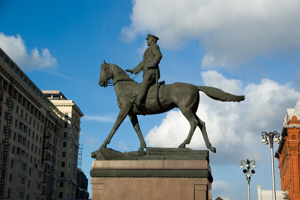 Monument to George Zhukov.