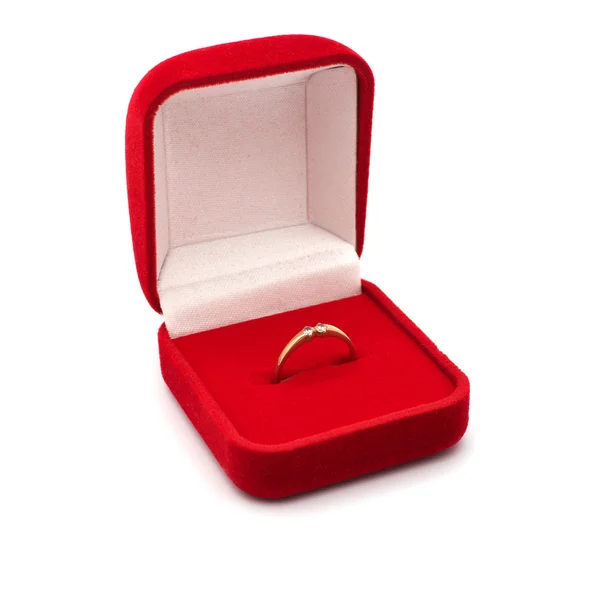 Кольцо с алмазами . — стоковое фото