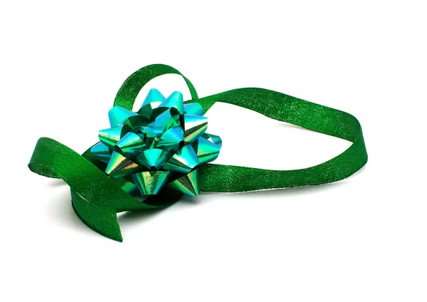 Green ribbon. — Stock Photo, Image