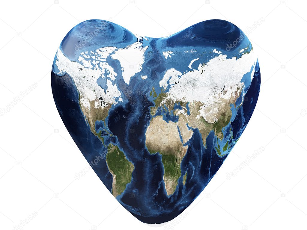 Earth as a heart