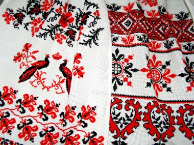 Ukrainian embroidery clipart
