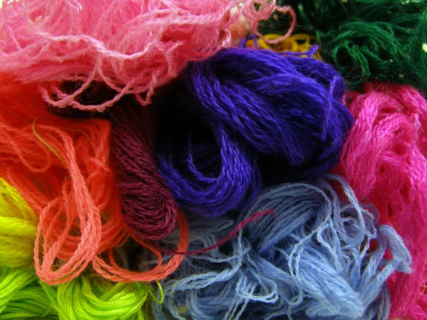 stock image Colored yarn