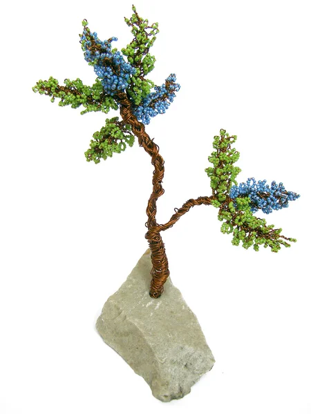 stock image Tree from the wire and the beads