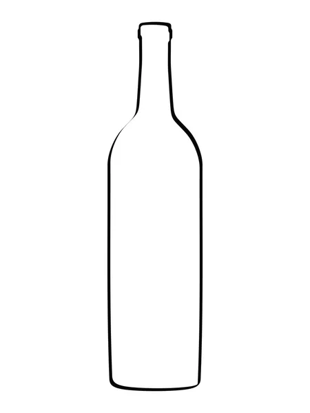 Flasche — Stockvektor