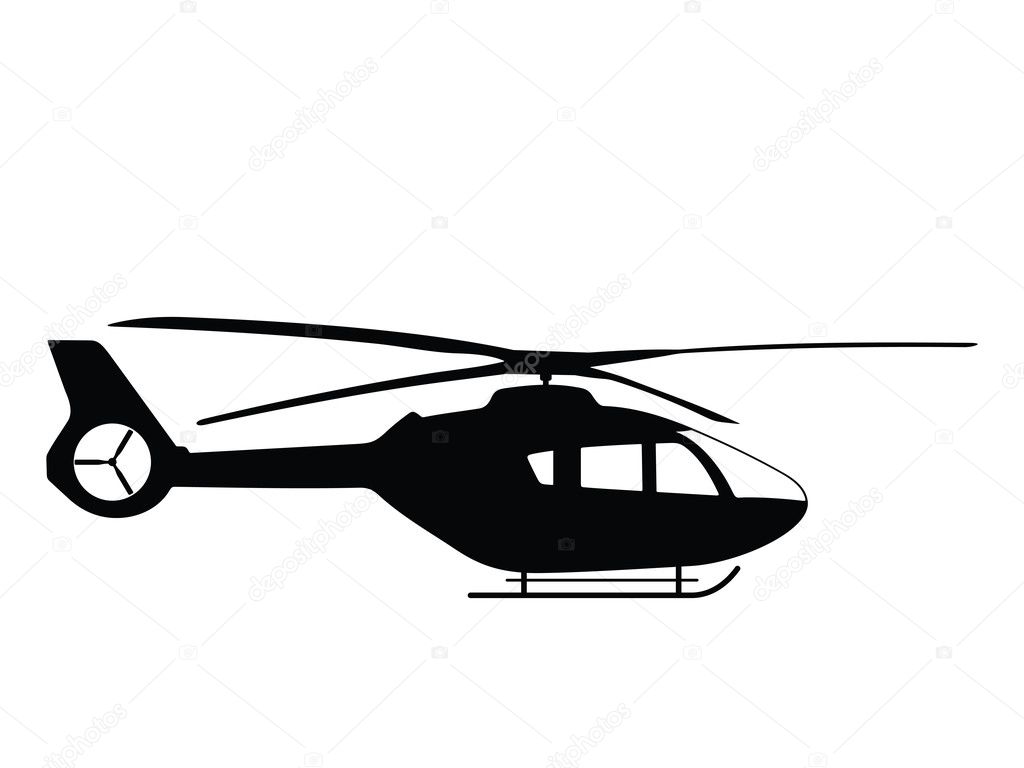 Helicopter — Stock Vector © julydfg #1870621