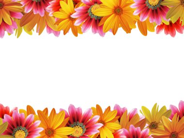 Flower frame 3 clipart