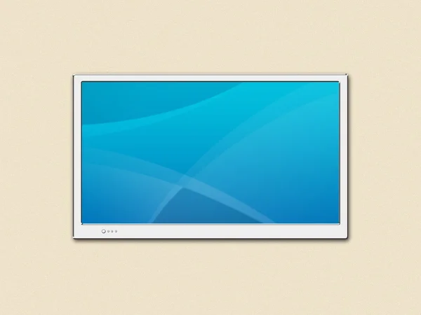 TV LCD de parede — Fotografia de Stock