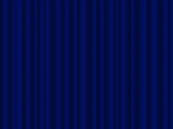 青いカーテン — ストックベクタ