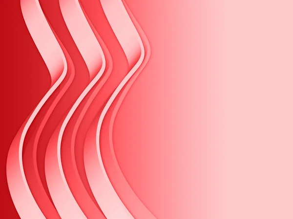 Червоний хвилі лінія — стокове фото