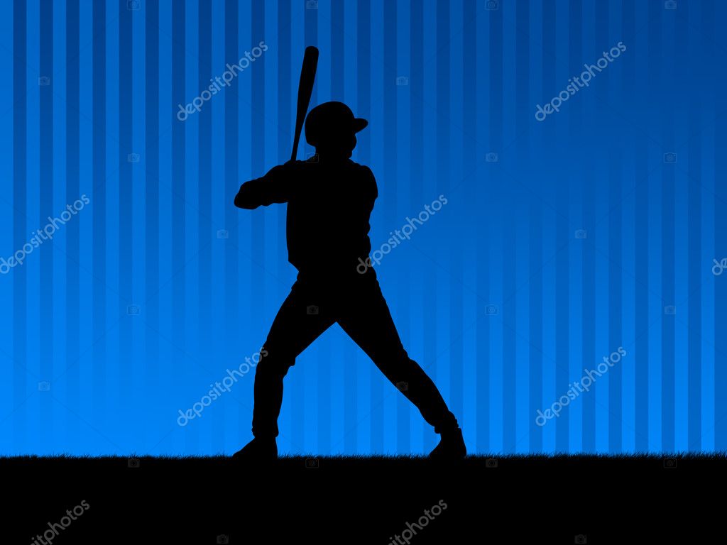 Baseball background blue — Stock Photo © julydfg 2027403