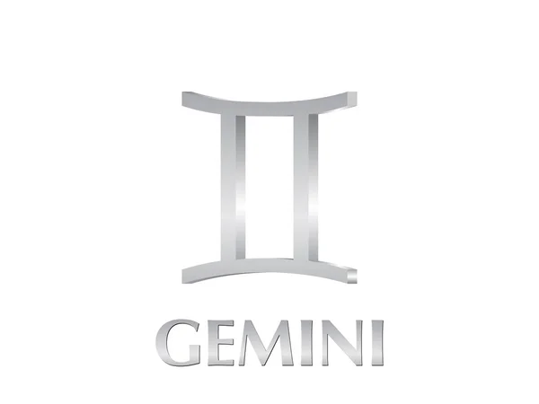 Gemini-Zeichen — Stockvektor