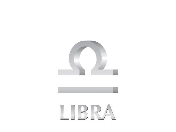 Signo de Libra — Vector de stock