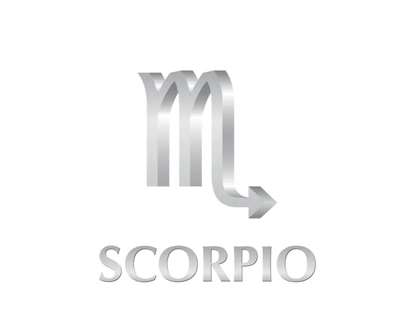 Signo de escorpión — Vector de stock
