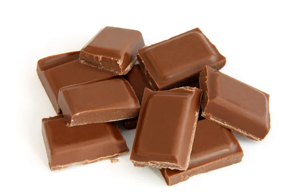 Chocolate pieces Stock Picture