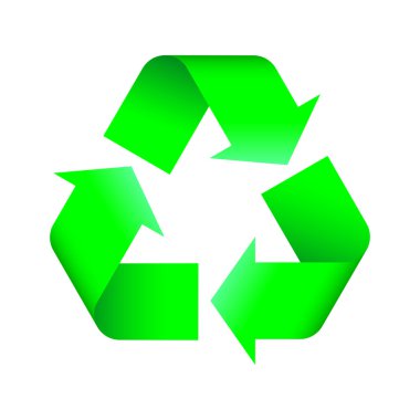 Recycling symbol clipart