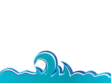 Ocean waves clipart