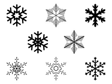 Snowflakes clipart