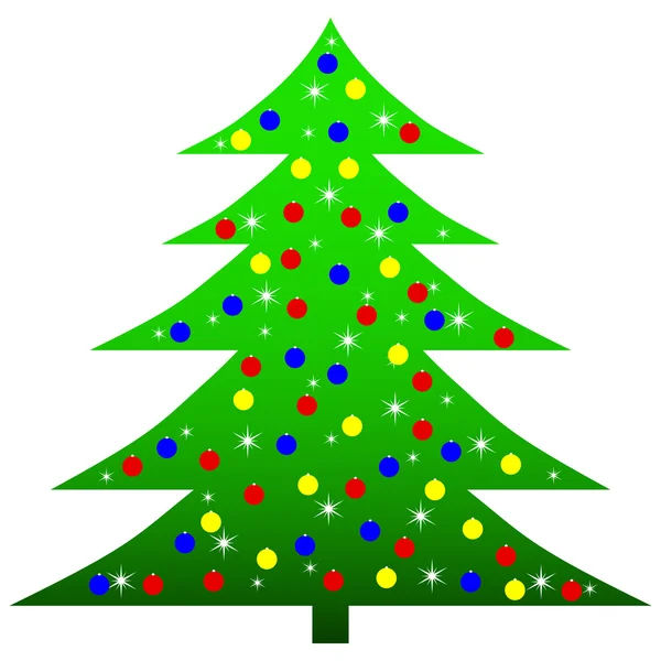 Árbol de Navidad fondo — Archivo Imágenes Vectoriales