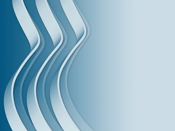 Mavi dalga çizgi — Stok fotoğraf