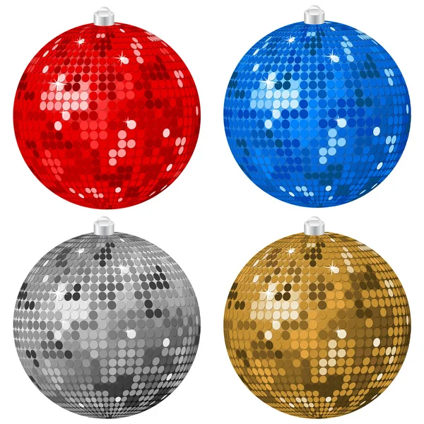 Boules de Noël abstraites 2 — Image vectorielle