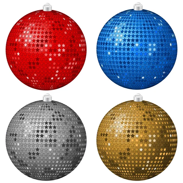 抽象的なクリスマス ボール 3 — ストックベクタ