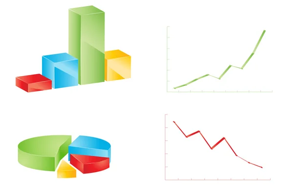stock vector Different charts set