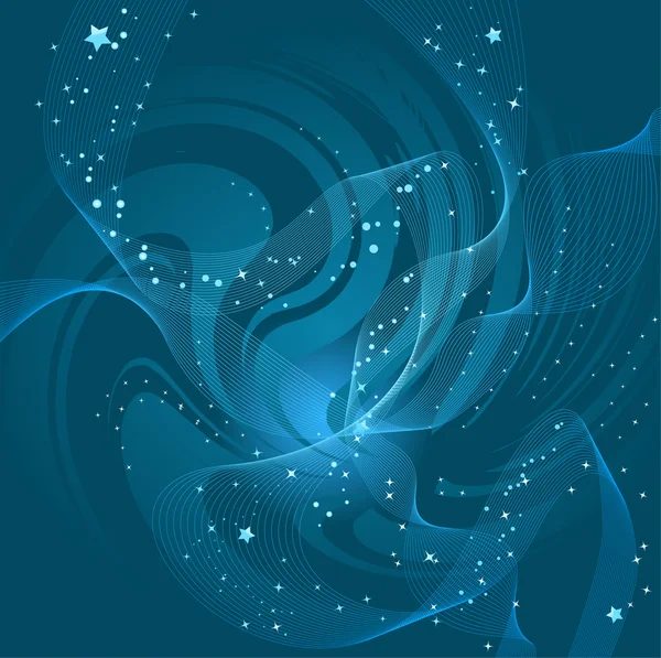 青のお祝いベクトルの背景 — ストックベクタ