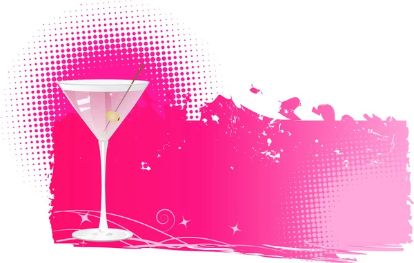 Martini fond demi-teinte — Image vectorielle