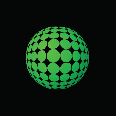 Green ball clipart