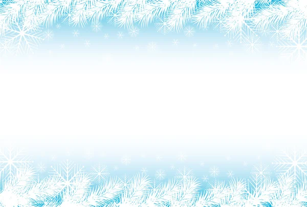 雪片青い背景 — ストック写真
