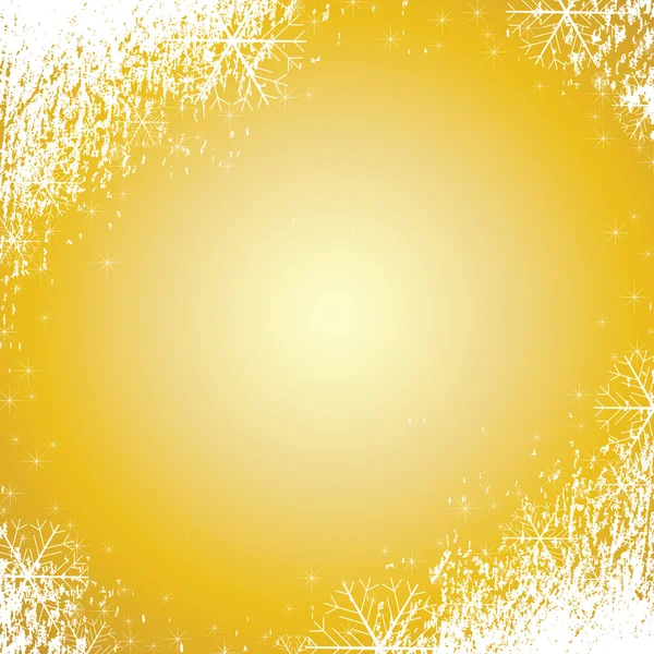 Schneeflocken Gold Hintergrund Textur — Stockfoto